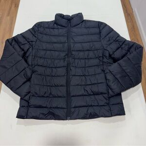 H& M Men’s Black Puffer Jacket Sz M